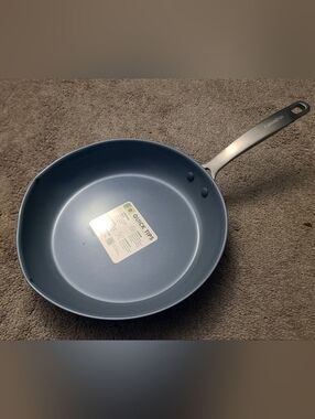 GreenPan Blue Ceramic Nonstick Skillet with Stainless Handle